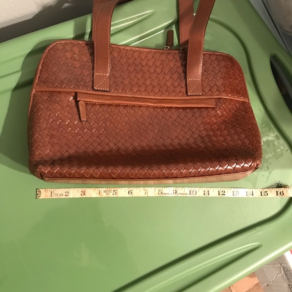 Orvis Gokey woven lthr shldr bag - Picture 8 of 9